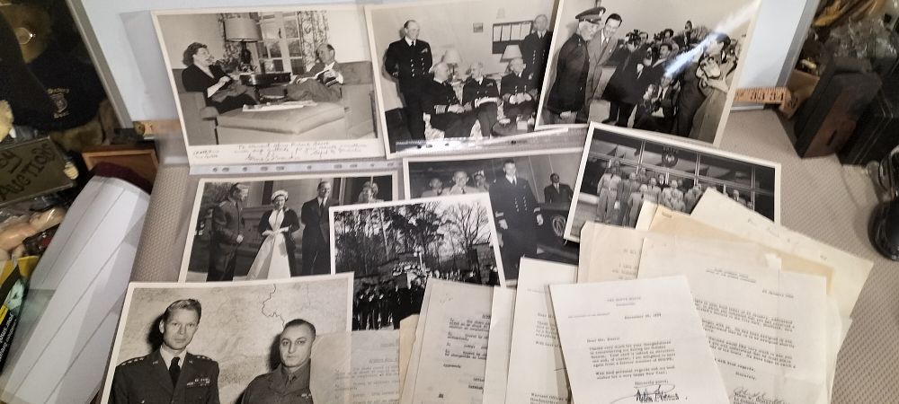 Lot 199 – A Collection of Signed Photographs and Historical Ephemera Relating to Supreme Headquarters Allied Powers Europe SHAPE and Warrant Officer Richard Douro