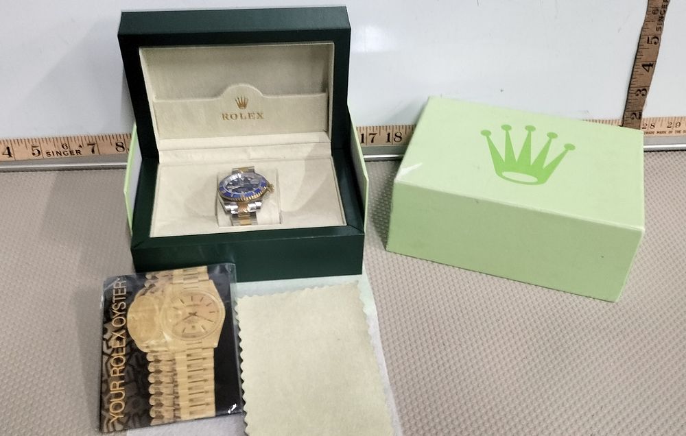 Lot 165 – Super Clone Rolex Submariner Date Two-Tone Wristwatch