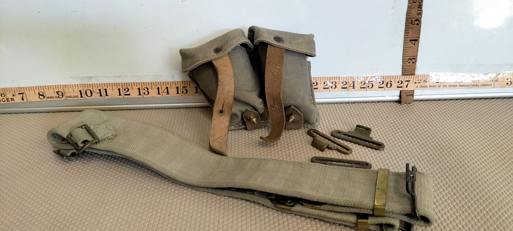 Lot 152 – A Collection of British Commonwealth Pattern 1937 Webbing Equipment Components