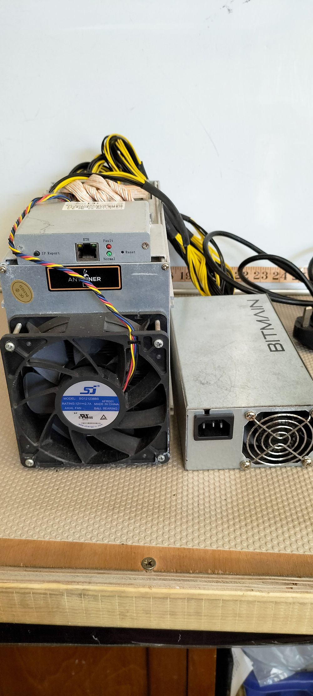 Lot 155 – Bitmain Antminer L3+ Scrypt ASIC Litecoin Miner with Bitmain Power Supply