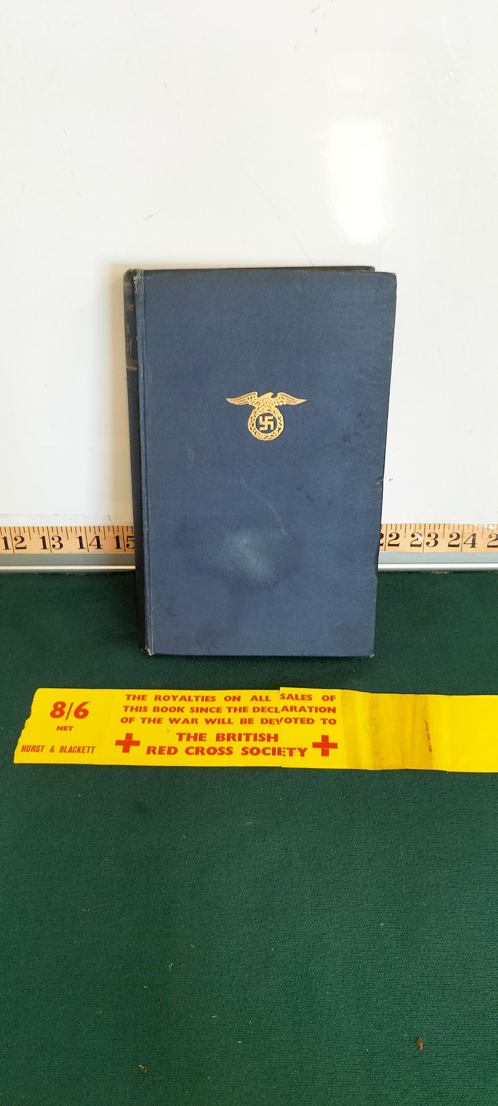 Lot 206 – Hitler, Adolf. Mein Kampf. Hurst and Blackett, c. 1939. Wartime Edition.