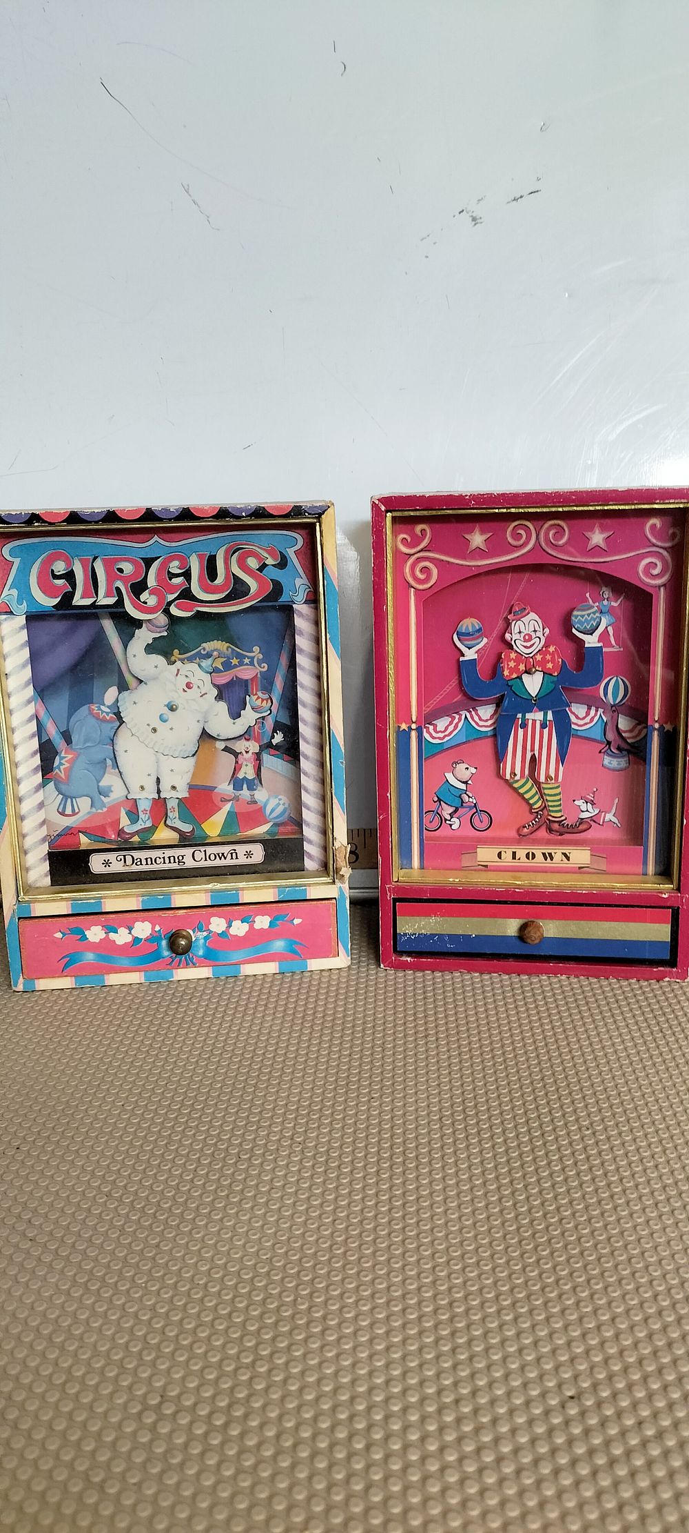Lot 172 – A Pair of C.I. Modern Japan Koji Murai Circus Musical Diorama Boxes