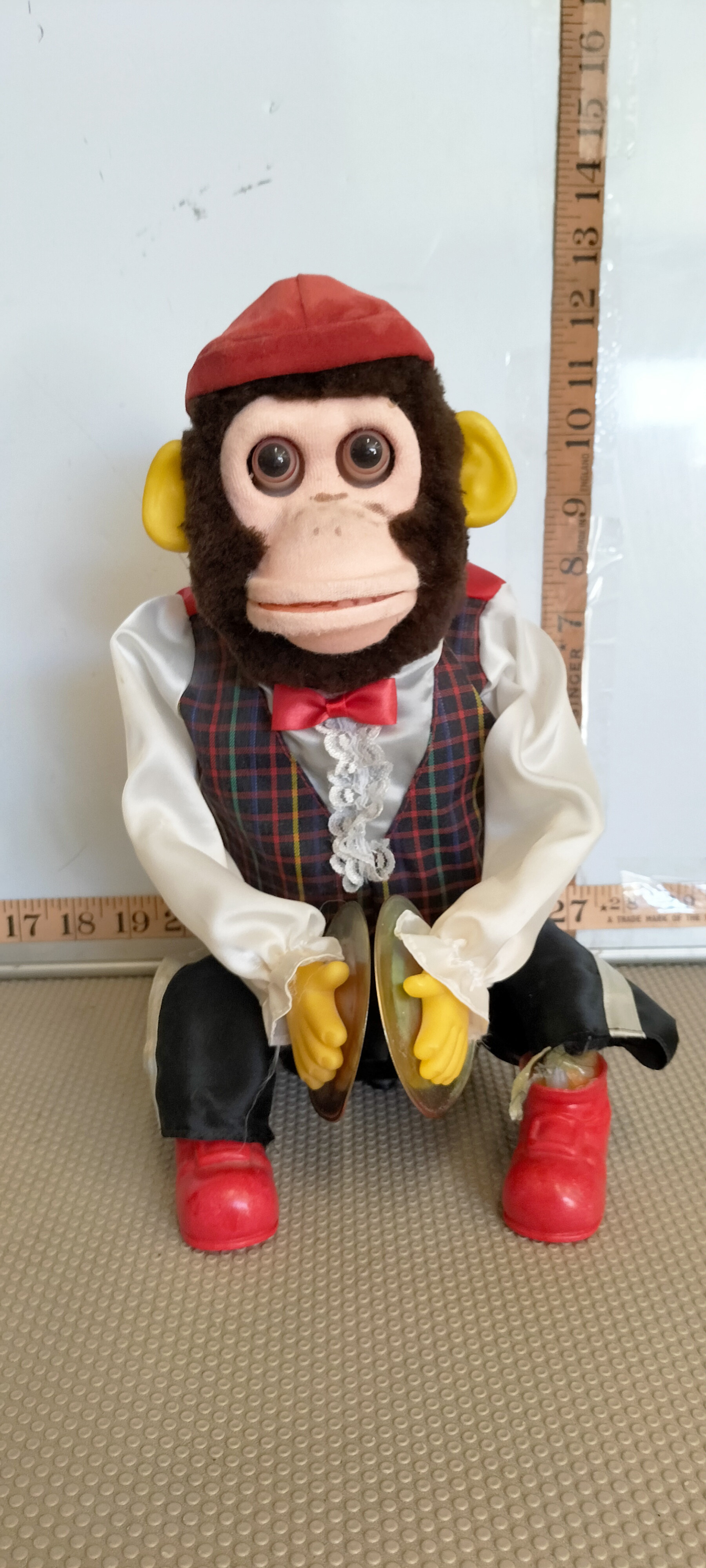Charley Chimp Mechanical Cymbal Banging Monkey Toy
