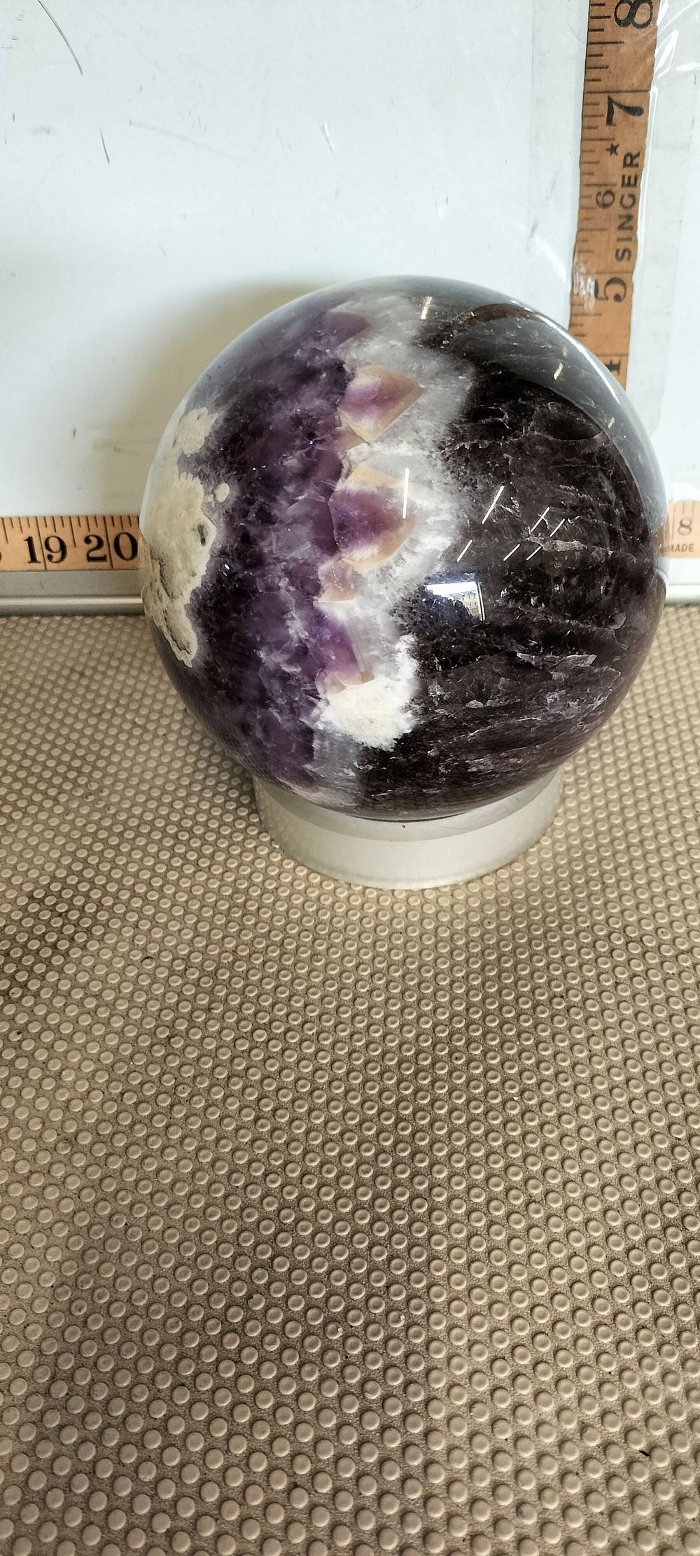 Lot 204 – An Amethyst Polished Dream Sphere