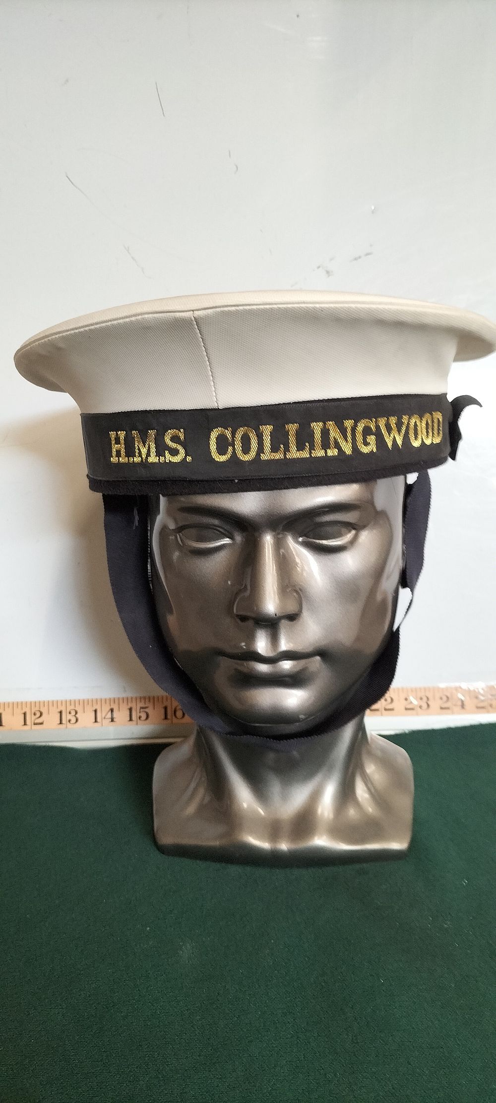 Lot 225 – A Royal Navy HMS Collingwood Junior Rating Cap