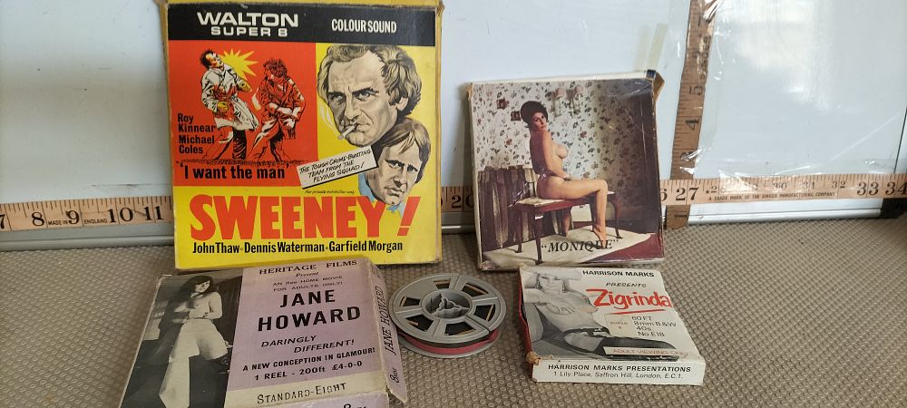 Lot 236 – A Card and Plastic Collection of Vintage Film Reels