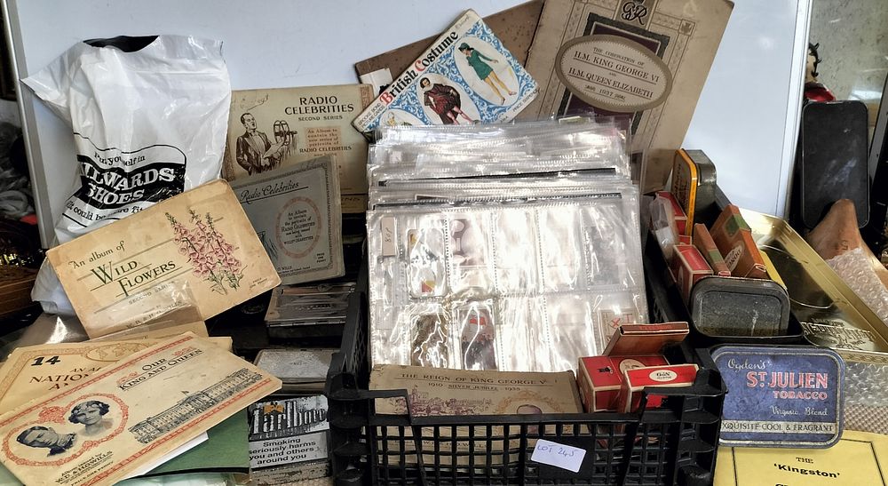 Lot 245 – A Card and Metal Vintage Advertising and Ephemera Collection