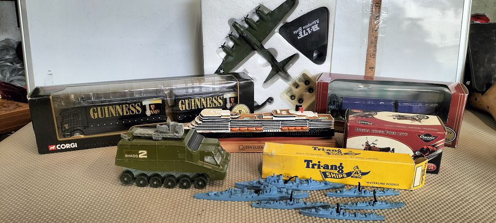 Lot 251 – A Die-Cast and Plastic Model Vehicle and Ship Collection