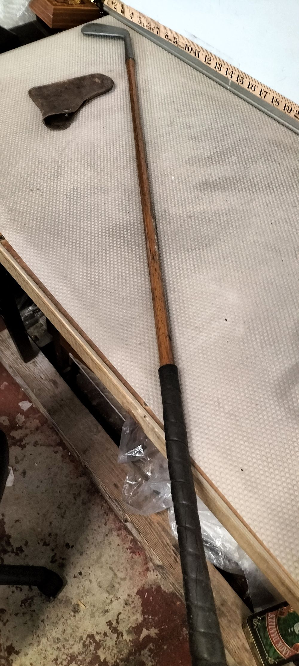 Lot 257 – A Willie Walker Rustless Iron Number 1 Iron Golf Club with Hickory Shaft
