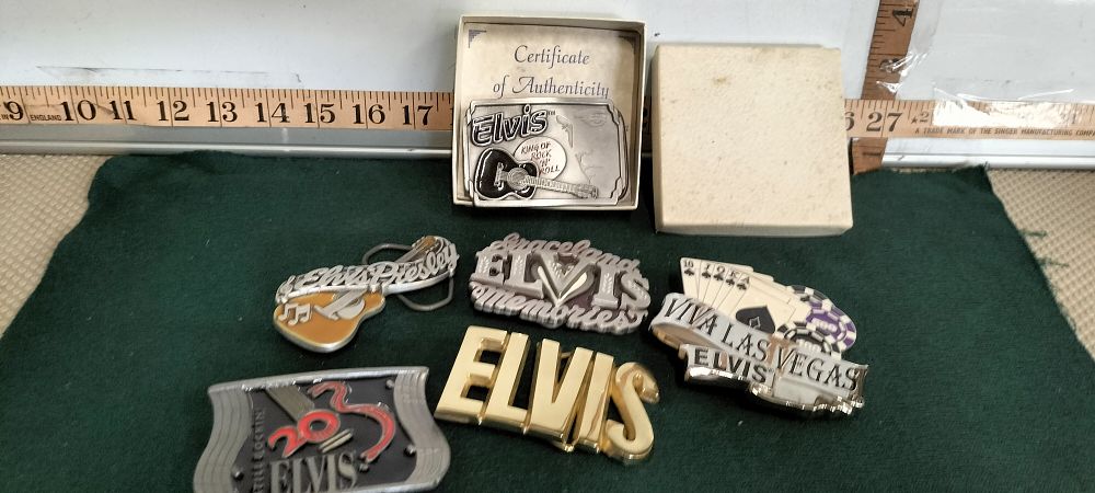 Lot 46 – Elvis Presley Belt Buckles