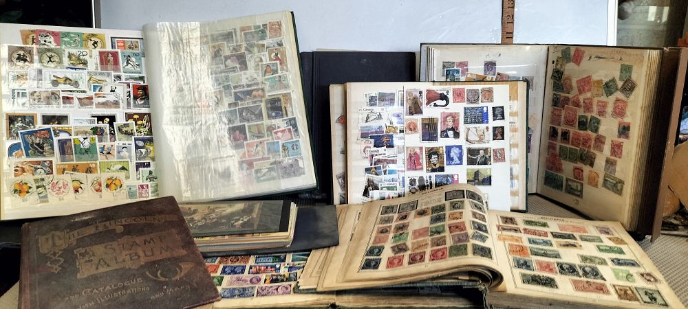 Lot 153 – A Collection of International Postage Stamps and Albums