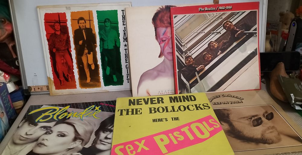 Lot 177 – An Assortment of Vintage Rock and Pop Vinyl LP Records