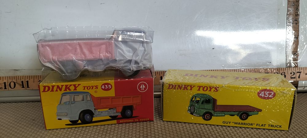 Lot 191 – Two Die-Cast Dinky Toys Bedford TK Tipper and Guy Warrior Trucks