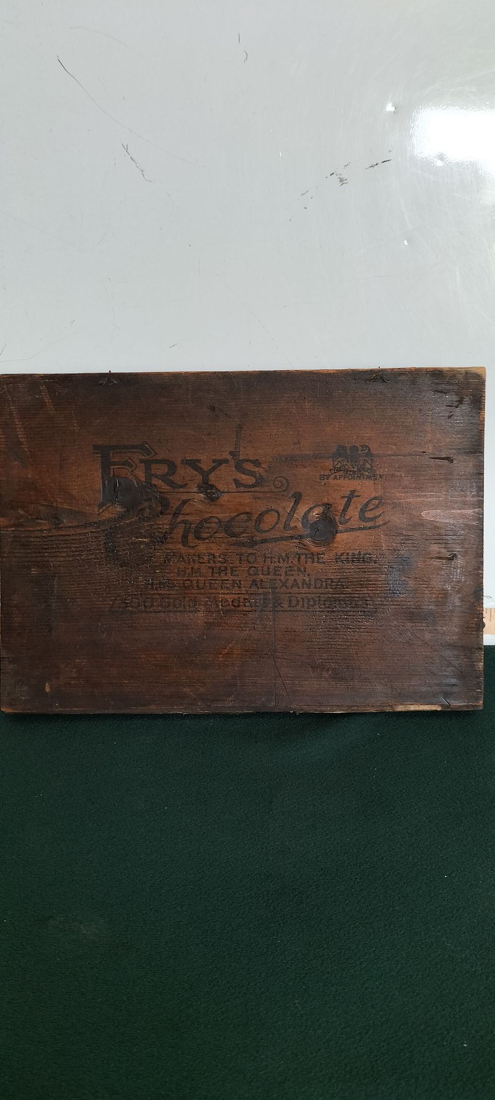 Lot 47 – A Wooden Fry’s Nut Milk Chocolate Shop Counter Display Box
