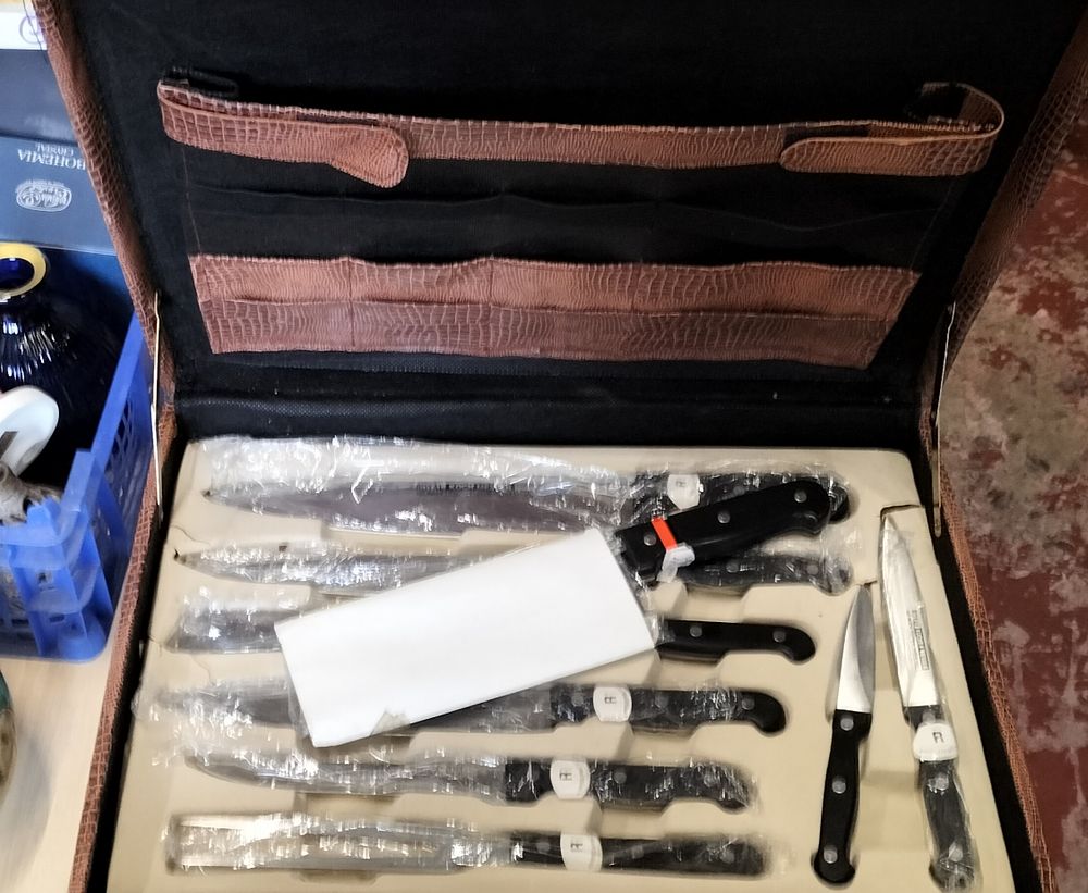 Lot 95 – A Royal Koch Messer Stainless Steel Professional Chef Knife Set