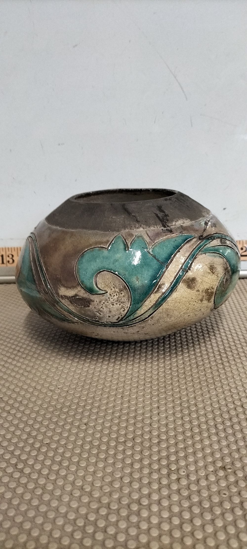 Lot 98 – Slavkas Raku Glazed Stoneware Seed Pot