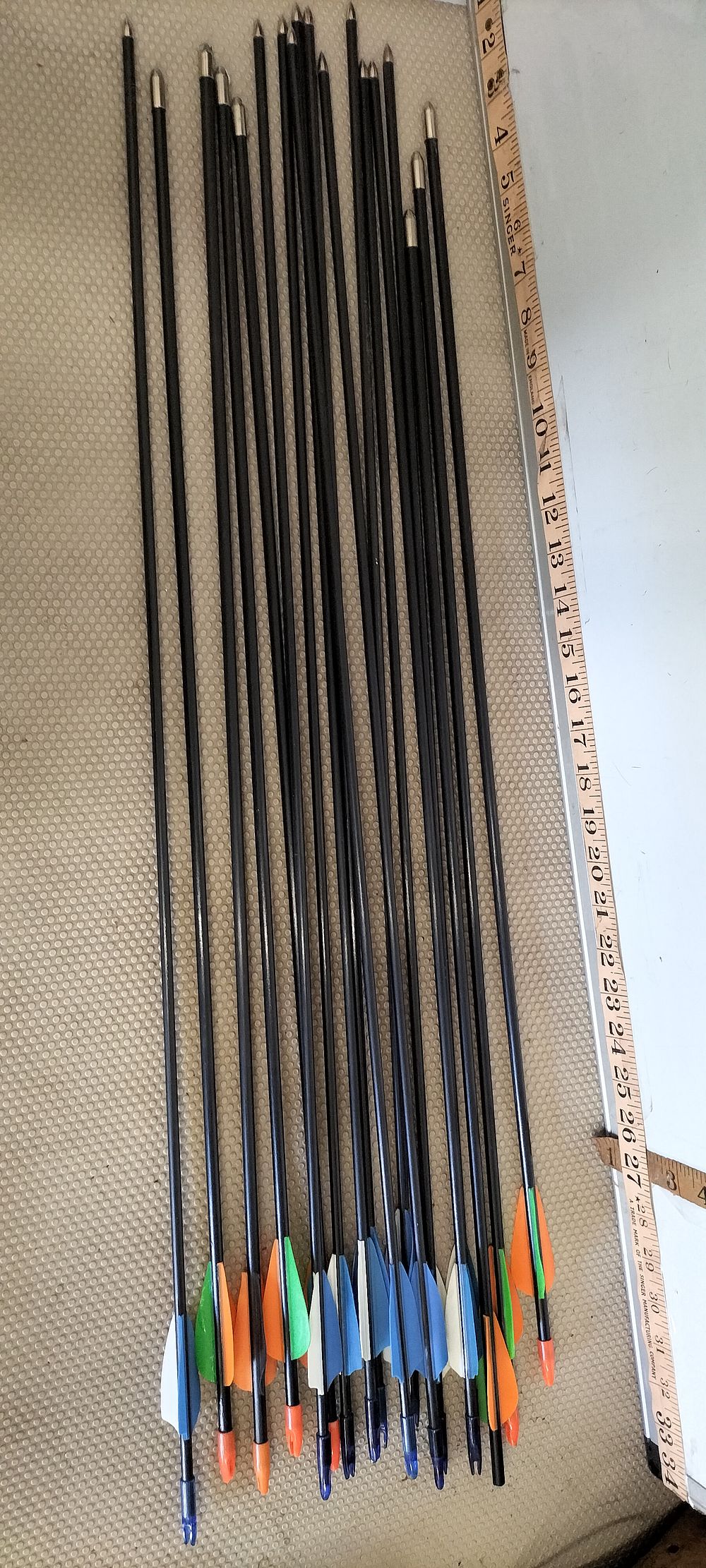 Lot 124 – A Collection of Carbon and Fiberglass Archery Arrows