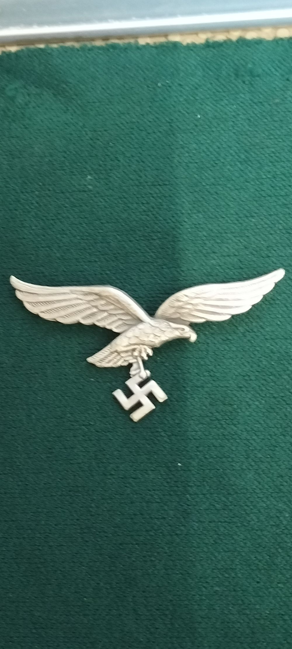 Lot 130 – Silver Luftwaffe Uniform Cap Eagle