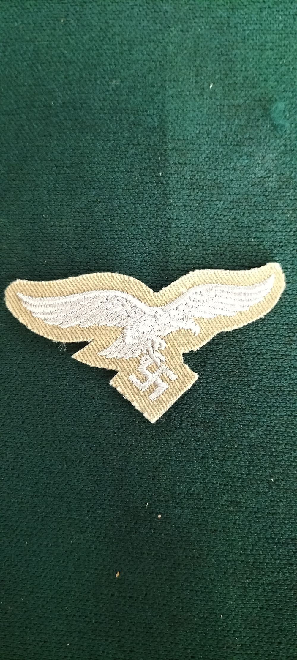 Lot 140 – A Luftwaffe Tropical Embroidered Uniform Breast Eagle