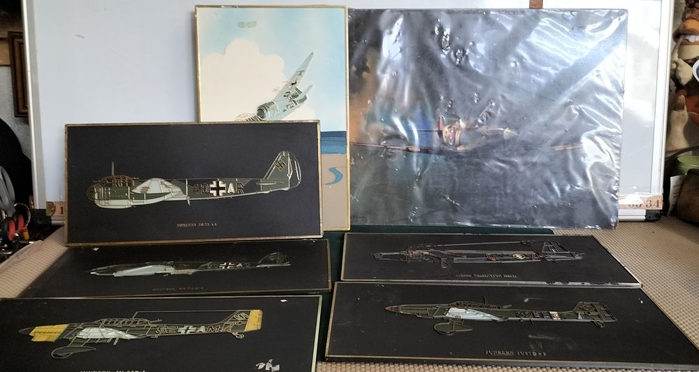 Lot 159 – A Collection of Luftwaffe and RAF Aviation Relief Plaques