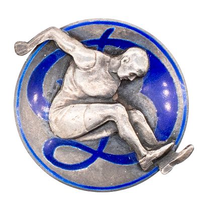 Знак "1 - я летняя Всесоюзная спартакиада Пролетарского Спортивного Общества "Динамо". 1933 г. Э 