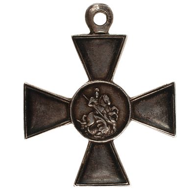 Знак Отличия Военного Ордена с вензелем Императора Александра I № 2.976 (7 уланский Прусский полк).