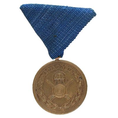 Австро - Венгрия (Австро-Венгерская империя 1868 - 1918 гг). Медаль за меткую стрельбу. Бронза 