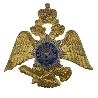 Знак для окончивших Николаевское кавалерийское училище в С.- Петербурге. Утверждён 23 июня 1909 