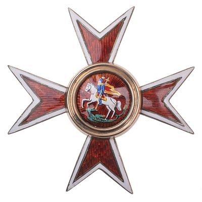 Знак для окончивших Чугуевское военное училища. № 4903. . Утверждён 4 октября 1913 г. С. 