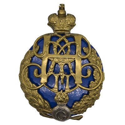 Знак 2 - го Ростовского гренадёрского Е. И. В., Великого Князя Михаила Александровича полка. Рос 