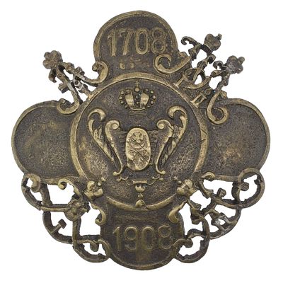 Знак 13 - го Белозерского пехотного генерал - фельдмаршала графа Ласси (с 19 марта 1914 г - 