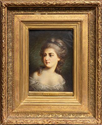 [Академик ИАХ] Чумаков Фёдор Петрович (1823–1911). Женский портрет. Конец ХIХ – начало ХХ века. 