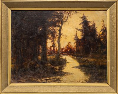 [Академик ИАХ] Платонов Семен Сергеевич (1860-1925). Сказочный лес. Начало XX века. Холст 
