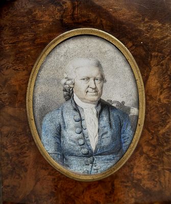 Каффе (Caff&eacute;) Даниэль (Старший) (1750–1815) - по подписи
Миниатюра на кости "Мужской портрет". Ко 