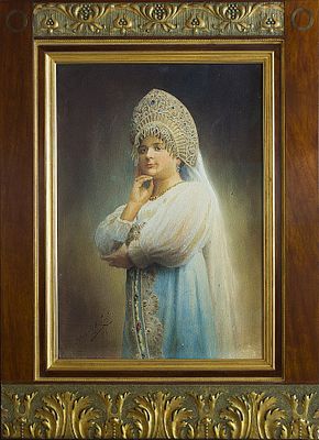 Измайлович (Измаилович) Витольд (Виктор) Михайлович (1870–1935)
&laquo;Портрет женщины в русском 