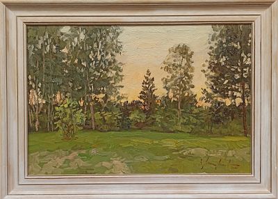 Литвинов Владимир Александрович (родился в 1956 г.)
&laquo;Летний вечер&raquo; 2021 г. Размер: 40 х 60 см 