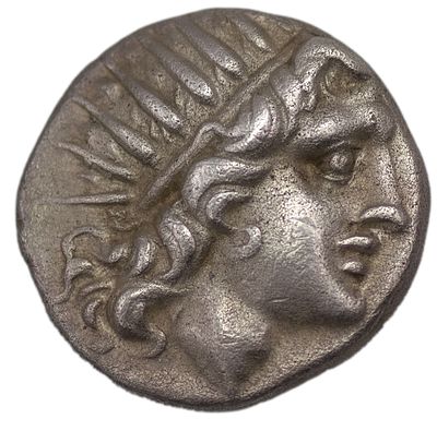 Гемидрахма. Древняя Греция, Фессалия, г. Фарсал. Гемидрахма 440-420 гг. до н.э. Серебро. Вес 2 