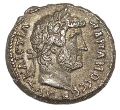 Тетрадрахма. Римская империя. Адриан (117-138 гг. н.э.). Тетрадрахма, чекан г. Александрия. 