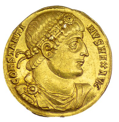 Солид. Римская империя. Константин I Великий (306-337 гг.). Солид. Монетный двор города 