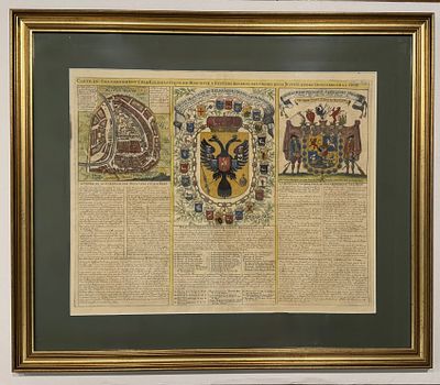 Карта гражданского и церковного управления Московии, государственных доходов, Судебного и 