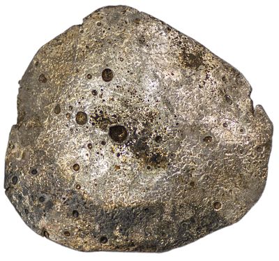 Платежный слиток &laquo;Закамское серебро&raquo;. XI-XII вв. Серебро. Вес 207,81 г. Размер 