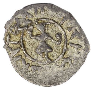 Денга. Великое княжество Тверское. Михаил Борисович (1461-1465 гг.). Денга. Об.ст.: легенда в 4 