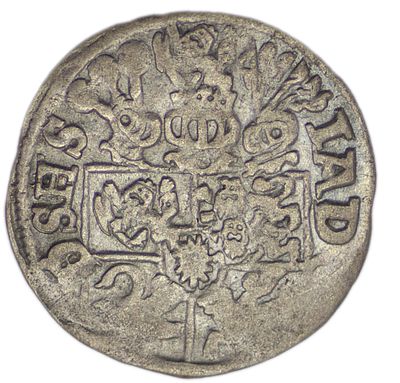 1/24 талера. Священная Римская империя. Шлезвиг-Гольштейн. 1/24 талера 1600 г. Серебро. Вес 1,57 