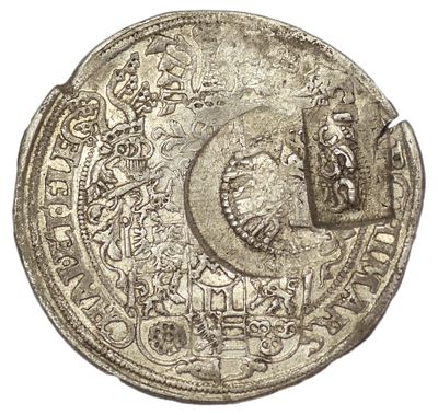 Ефимок. Русское царство. Алексей Михайлович (1642- гг.). Ефимок с признаком 1655 г. Отчеканен на 