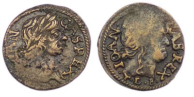 Подборка из двух солидов. Речь Посполитая. Ян II Казимир (1648-1668 гг.). Подборка из двух 