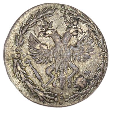 10 денег 1701 г. Новодел. Гурт – гладкий. Серебро. Вес 1,48 г. Сохранность – UNC, красивая 