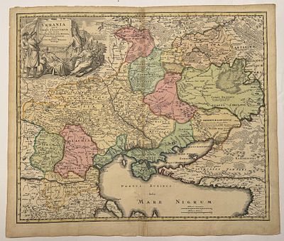 Ukrania quae et Terra Cosaccorum cum vicinis Walachiae, Moldoviae, Minoris q. Tartariae 