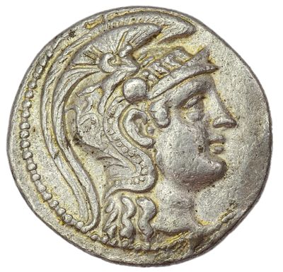 Тетрадрахма. Город Афины. Тетрадрахма, 117-116 гг. до н.э., Новый стиль. Серебро. Вес 16,86 г. 