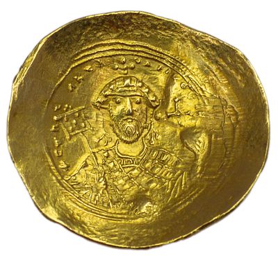 Гистаменон. Византийская империя. Константин IX Мономах (1042-1055 гг.). Гистаменон. Золото. Вес 