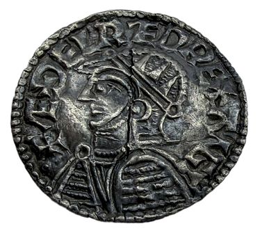 Пенни. Англия. Этельред II Неразумный (978-1016 гг.). Пенни. Серебро. Вес 1,38 г. Сохранность – XF.
